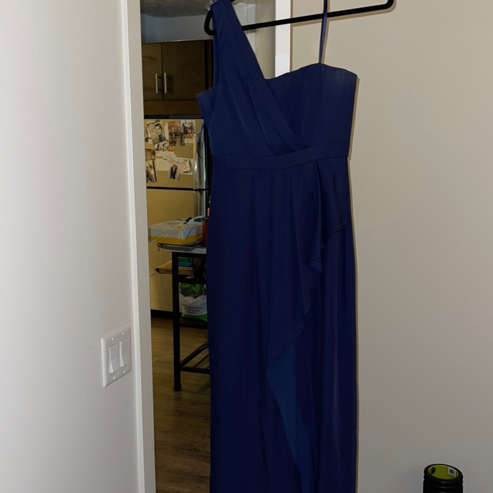 One shoulder BCBG gown